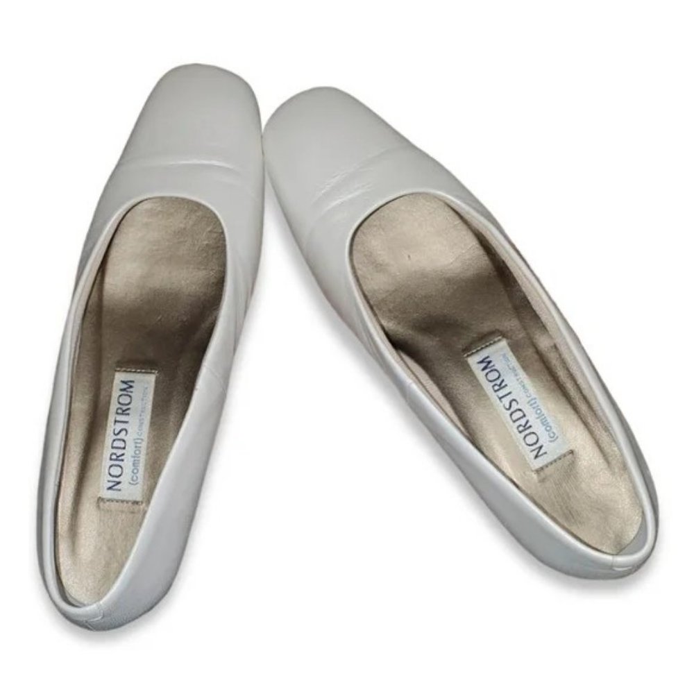 Nordstrom Comfort Construction Square Toe Block Heels Size 10.5